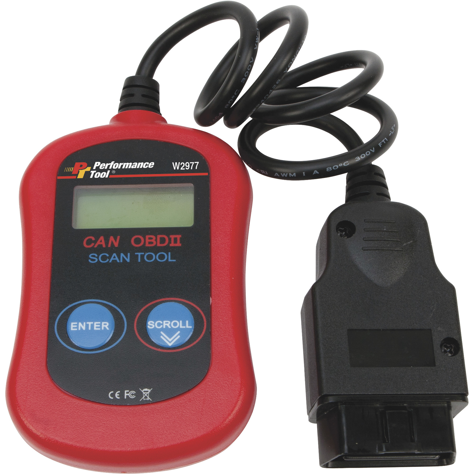 Performance Tool Diagnostic Scan Tool, CAN OBD-II, Model# W2977